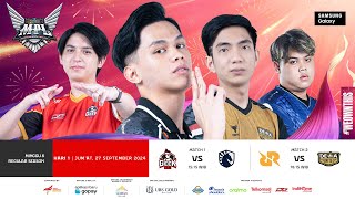 🔴 LIVE  MPL ID S14  Regular Season Hari 1 Minggu 8  Bahasa Indonesia [upl. by Oneladgam]