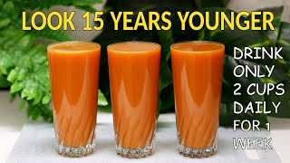 Drink 2x Daily  Look Many years Younger with Beautiful Glowing Skin HERES WHY [upl. by Adalie481]