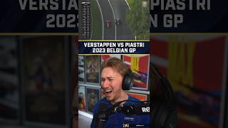 Max Verstappen vs Oscar Piastri Live Reaction  2023 Belgian Grand Prix [upl. by Caton]