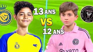 RONALDO Jr vs Thiago MESSI  sur Fc24  😲 Ronaldo Jr met un arcenciel à Thiago Messi [upl. by Manson]