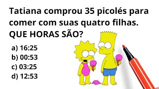 Essa é fácil mas a maioria não consegue  Raciocínio lógico‼️ [upl. by Yerbua]