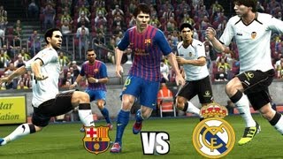 PES 2013  Gameplay ITA  Barcellona  Real Madrid  El Clásico [upl. by Ameekahs]