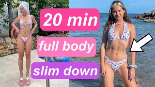 20 Min Full Body Workout to SLIM DOWN amp GET FIT easyat home [upl. by Savior]