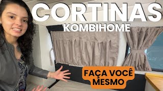 Fizemos e instalamos as cortinas da nossa kombi [upl. by Aeneas580]