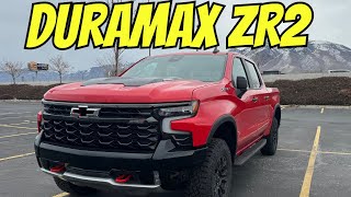 Its Mostly Great  2024 Silverado ZR2 Initial Thoughts 30 Duramax Diesel [upl. by Wolfy172]