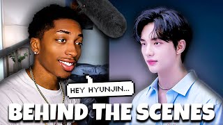 VexReacts Goes Behind The Scenes Of Stray Kids HYUNJIN현진 Artist of the Month [upl. by Enitsugua]