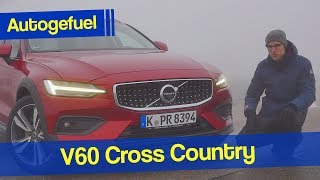 Volvo V60 Cross Country REVIEW  Autogefuel [upl. by Lehctim]