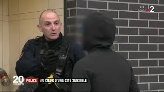 Police  au cœur dune cité sensible quotLes Tarterêtsquot  JT du jeudi 8 février 2018 [upl. by Laundes]