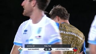 San Marino vs Liechtenstein 10  Highlights  UEFA Nations League 2202425 [upl. by Nelubez]