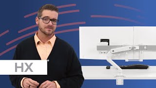 Ergotron Monitor Arm LX vs HX  Setup and Review [upl. by Albright]