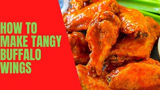 How to make Quick amp Easy Tangy Buffalo Wings rumis kitchen buffalo wings street food [upl. by Elletnwahs]