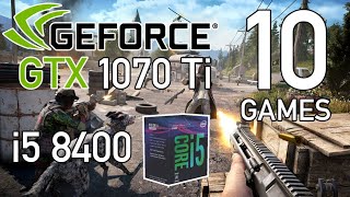 Intel i5 8400  MSI GTX 1070 Ti Gaming  1080p ULTRA settings Benchmarks  10 Games Tested [upl. by Yseulta]