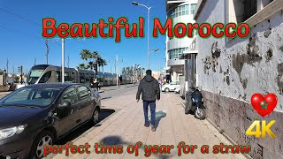 Ideal Weather For A Scenic Stroll In Rabat Morocco 4k [upl. by Unders]