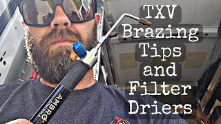 TXV Brazing Tips And Liquid Line Filter Driers [upl. by Divaj]