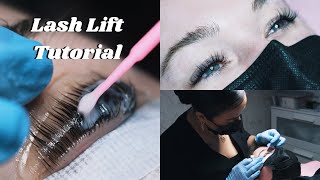 LASH LIFT AND TINT TUTORIAL  NEW ONLINE LASH LIFT COURSE  RADIANCE ACADEMY BY KRISTEN MARIE [upl. by Rehpotsirc]