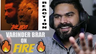 REACTION ON  THE LION  Varinder Brar Official Video  New PunjabI  Latest Punjabi Song 2022 [upl. by Eedna]