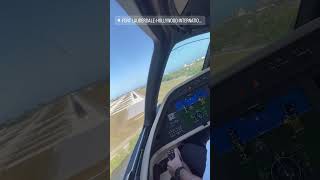 Embraer Praetor 600 Cockpit View Landing in Fort Lauderdale Florida [upl. by Marline]