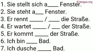 Bausteine Grammatik Mix Übungen Wechselpräposition Prüfung Deutsch lernen A1A2 B1B2 Test [upl. by Eylk340]