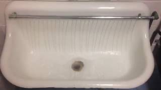 Awesome Vintage Trough Urinal50s 60s Borg Warner Academy [upl. by Gurtner]