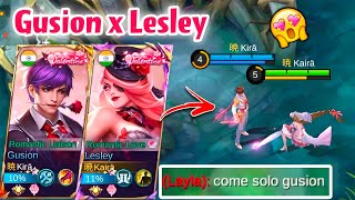 LESLEY X GUSION COUPLE GAMEPLAY💖So Romantic😍 [upl. by Laurita128]