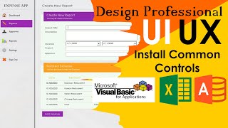 VBA UI UX11 How to install Common Controls ListView TreeView FlatScrollBar ImageList etc [upl. by Kolva]