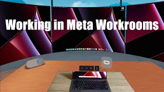 Working in VR with Meta Workrooms [upl. by Fair]