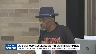 Councilman Eric Mays allowed to rejoin city council meetings despite suspension [upl. by Iolande588]