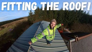 Fitting Insulated Metal roof on my self build workshop [upl. by Ez]