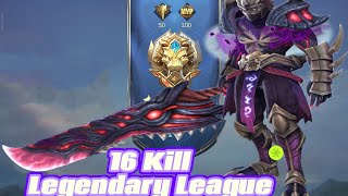 Mlbb  Legendary League Remove my soul from my body and take carcass 16Kill  Hanzo Gameplay👻👻 [upl. by Early214]