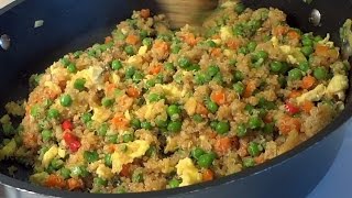 Quinoa Recipe  Quinoa Fried quotRicequot [upl. by Aloysia564]