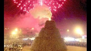 La FOCARA di Novoli Lecce per la festa di Sant’Antonio Abate [upl. by Maxia]