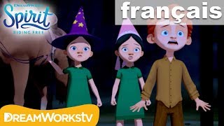 Une bonne frayeur pour La Mèche  SPIRIT AU GALOP EN TOUTE LIBERTÉ DreamWorksTVFrancais [upl. by Hashim]