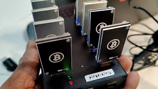 Im Bitcoin Mining  The Bitcoin Lottery USB Bitcoin Block Erupters [upl. by Hgielyk509]