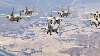 Fighter Jets amp Tank attack on Israeli Military Weapons Convoy Gta5 [upl. by Suraved365]