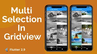 Flutter  Multi selection in gridview  Selectable gridview  Gridview multi selection 2022 [upl. by Nwahsirhc]