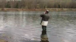 Le Brochet de Claude au plan deau du Mas à Issoire par Fario Mentos 2016 [upl. by Eded271]