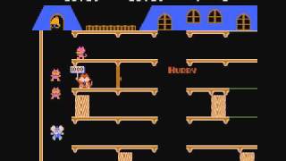 Famicom Mappy マッピー 1LoopRound116 PLAY [upl. by Motch659]