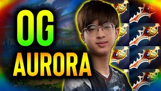 OG vs AURORA  8 RAPIERS  GROUP STAGE 2  DREAMLEAGUE SEASON 22 DOTA 2 [upl. by Annaeerb442]