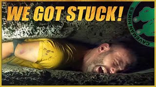 The worst claustrophobic caving you will ever see TRIGGER WARNING [upl. by Mulford47]