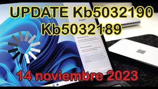 Actualizaciones Noviembre 2023  Windows 1110 [upl. by Etteiram]