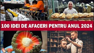 100 Idei de Afaceri pentru Anul 2024 [upl. by Cence]