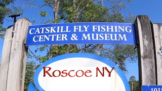 Catskill Fly FishingCenter and museum In Roscoe New York BeaverKill and Willowemoc Rivers big TROUT [upl. by Isaac]