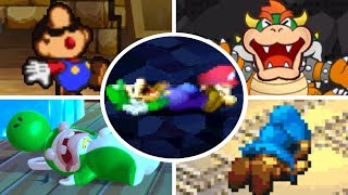 Evolution of Deaths and Game Over Screens in Mario RPGs 1996  2018 [upl. by Derr]