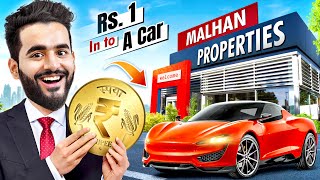 I became a Property Dealer to turn Rs1 into a Car 😍 [upl. by Ociredef]