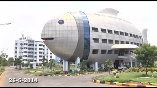 Fish shaped Building In Hyderabad  National Fisheries Development Board Hyderabad [upl. by Kaleena]