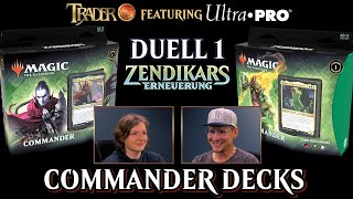 MTG Duel 1 Zendikar Rising Commander Decks  deutsch  Magic the Gathering  Trader  Tutorial Match [upl. by Evvy]