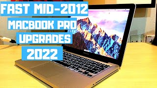 HOW TO UPGRADE MACBOOK PRO MID2012  UPGRADE MACBOOK PRO 2022  FASTER MACBOOK [upl. by Reilly]