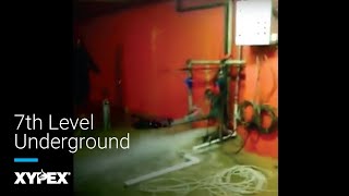 Xypex Admix  Water Pressure at 7th Level Underground Parking [upl. by Dowling]