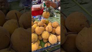 Santol Fruit Cutting  Asian Street Food streetfood [upl. by Lerat]