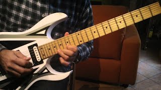 HOW TO PLAY GUITAR  TUTORIAL assolo di quotBurattino senza fichiquot  ELIO E LE STORIE TESE CESAREO [upl. by Ylram]